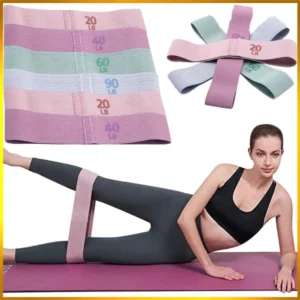 Fabric Resistance Bands for Yoga & Pilates